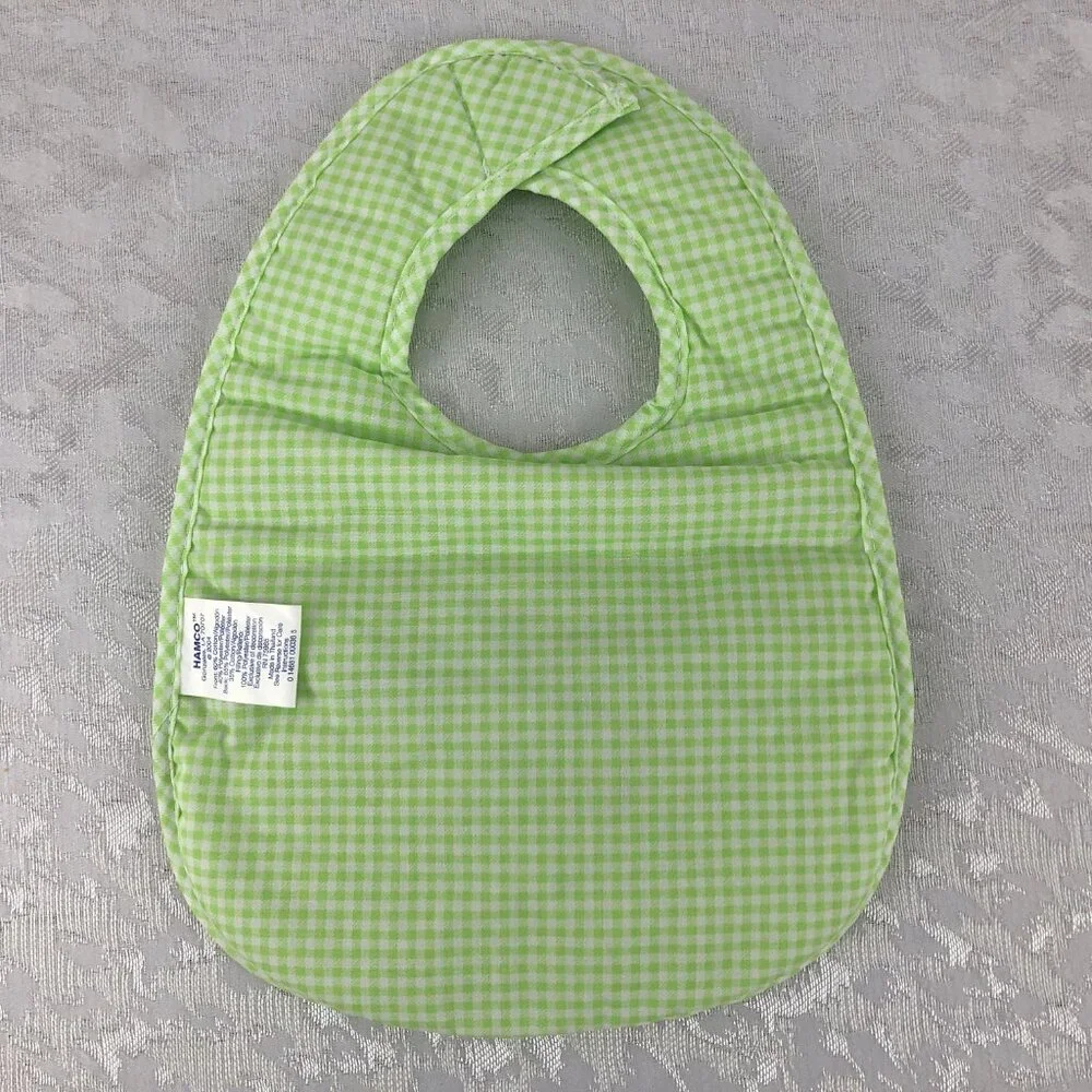 Hamco “I Love My Grandma” and “I Love My Grandpa” Unisex Applique Baby Bib Set
